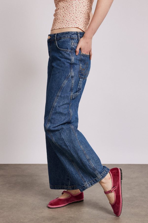 Denim Women | dion jean - washed blue Sale Damson Madder - Image 5