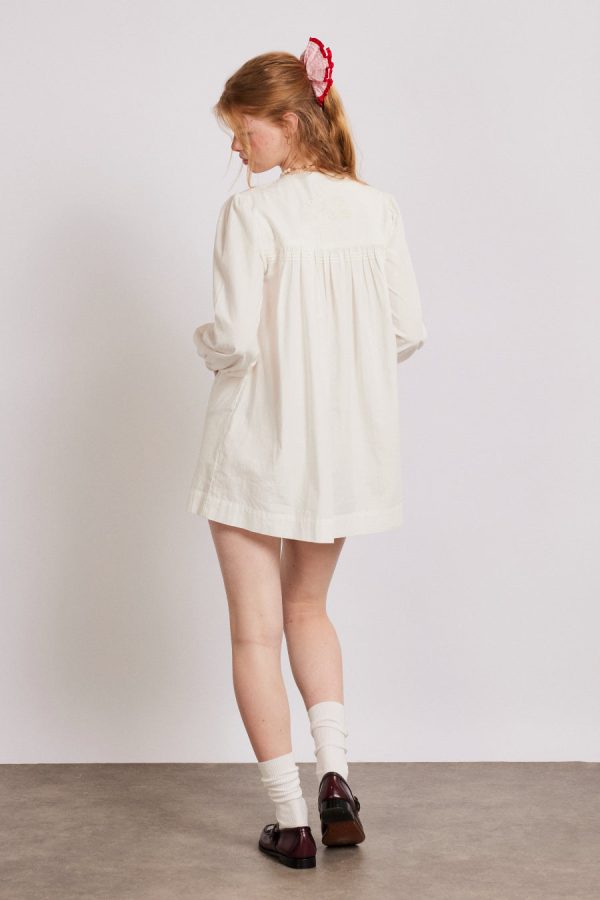 Dresses | embroidered genevieve mini dress Sale - Damson Madder Women - Image 3