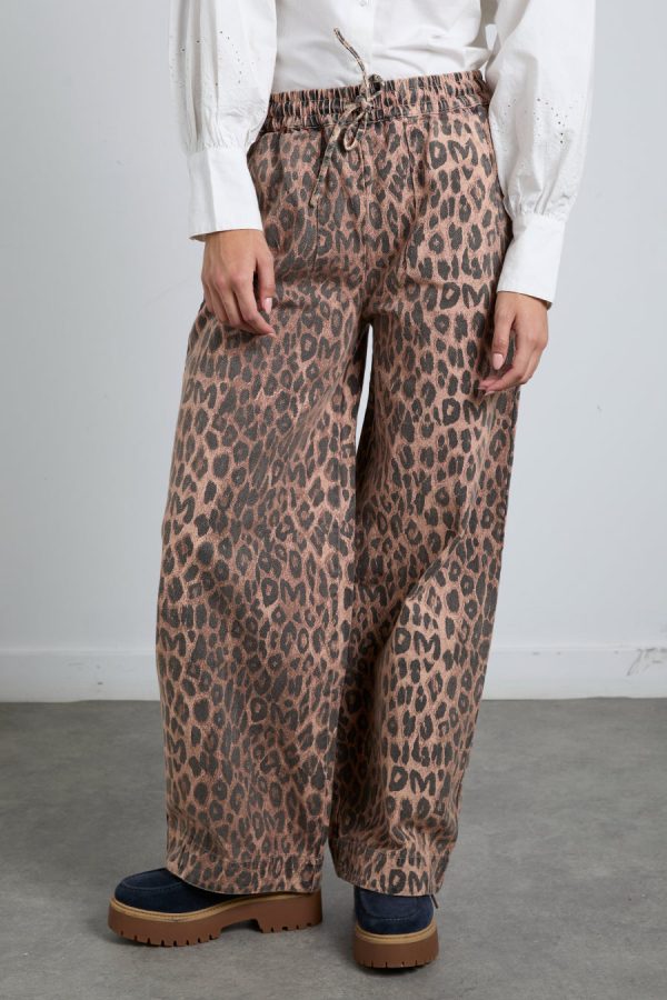 Denim Damson Madder Women | rafe pant - leopard print None - Image 2