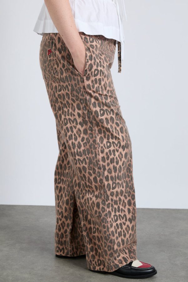 Denim Damson Madder Women | rafe pant - leopard print None - Image 7