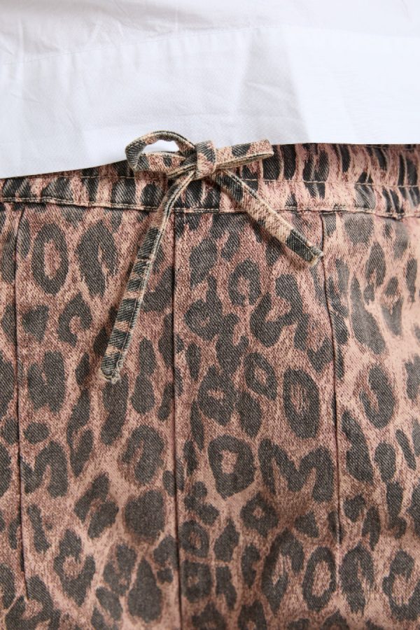 Denim Damson Madder Women | rafe pant - leopard print None - Image 6