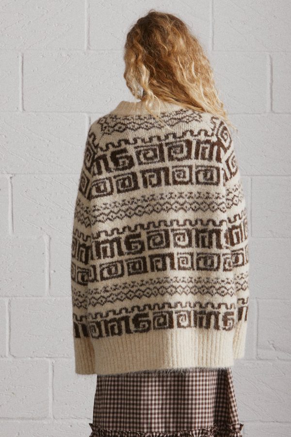 dickson blouson cardi None Women | Knitwear Damson Madder - Image 4