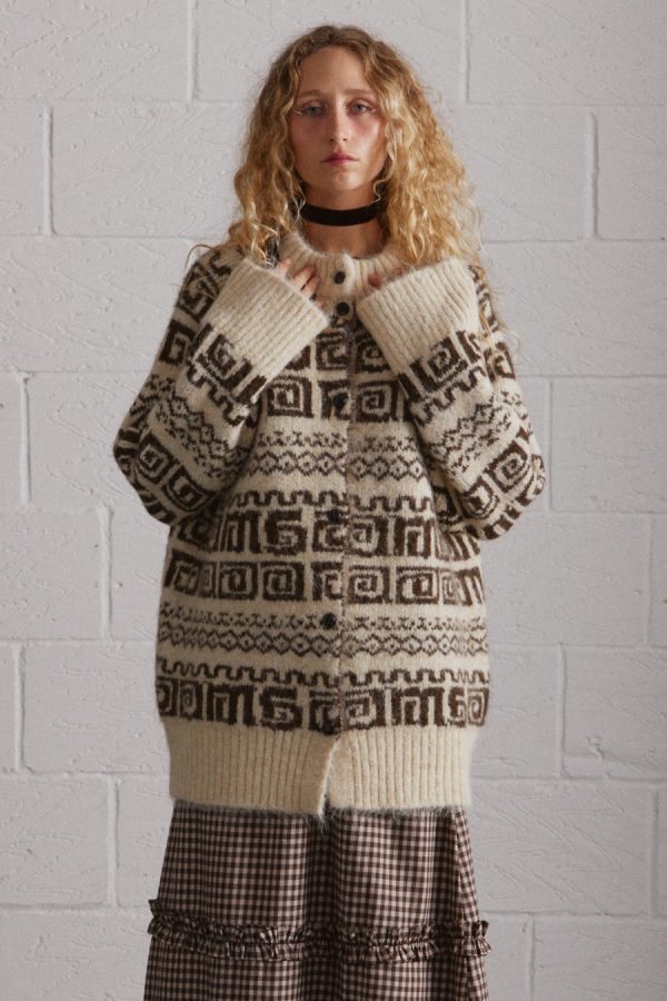 dickson blouson cardi None Women | Knitwear Damson Madder - Image 2