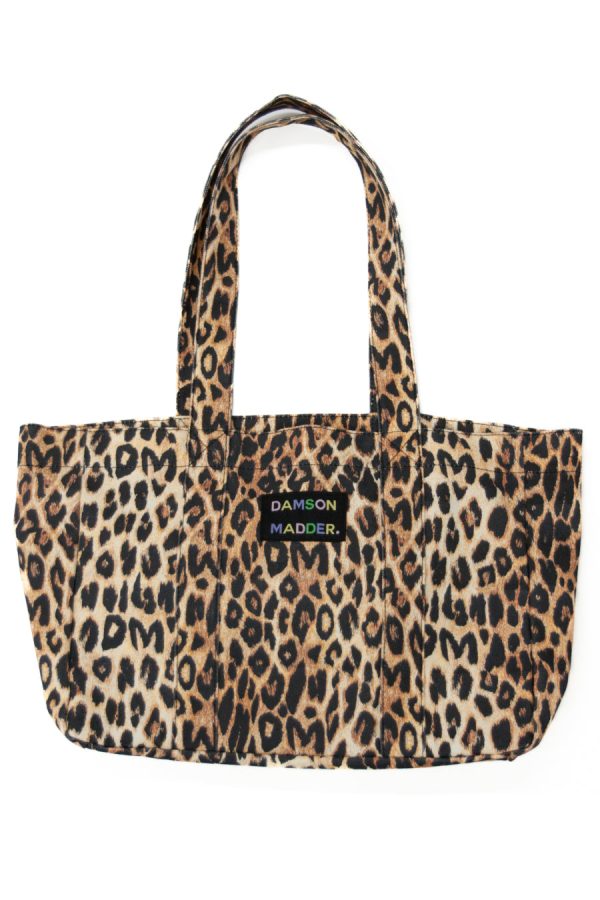 canvas leopard tote bag None | Bags Damson Madder Women