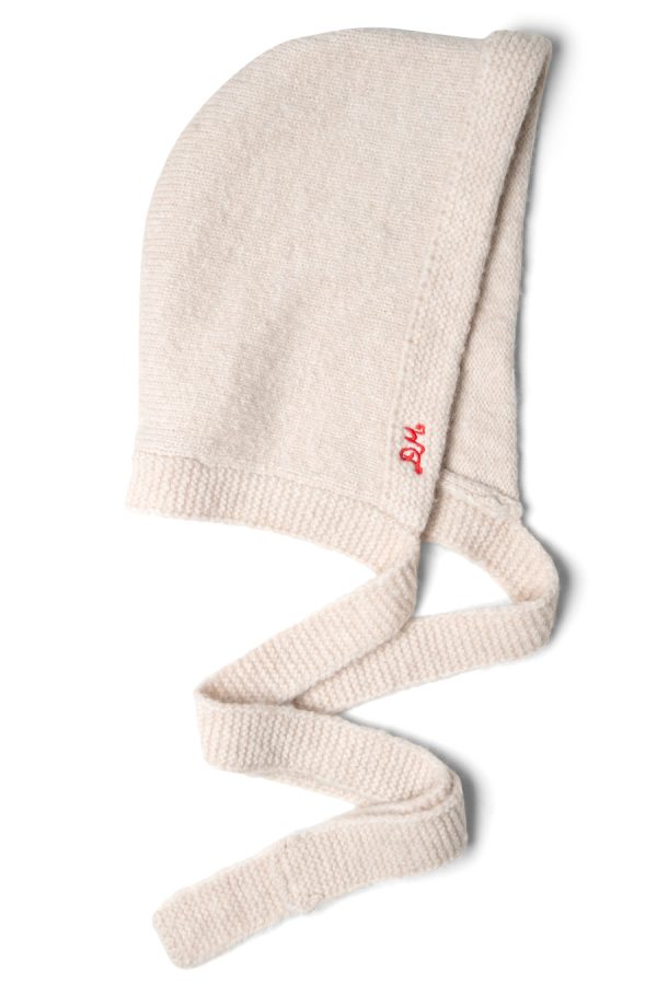Women Hats | Damson Madder tie neck bonnet in oatmeal None - Image 4