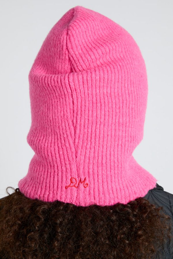 scalloped edge hood in pink None | Hoods Damson Madder Women - Image 2