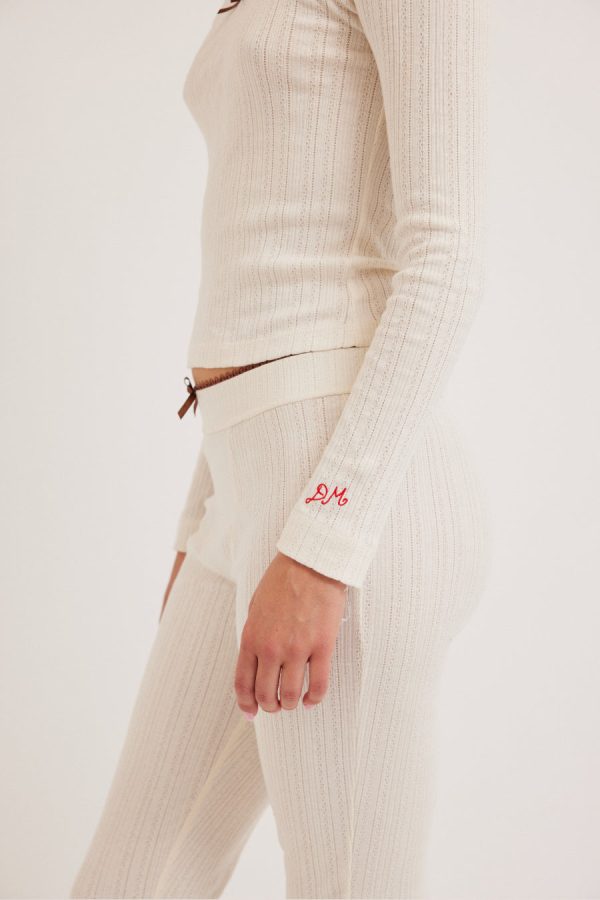 Nightwear Women | jackie pointelle pj set None Damson Madder - Image 5