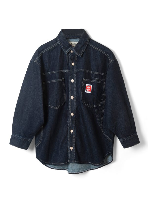 Women Damson Madder nova oversized shacket - indigo None | Co-ords - Image 3